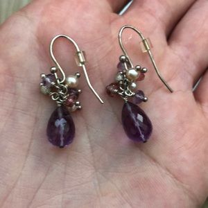Amethyst earrings